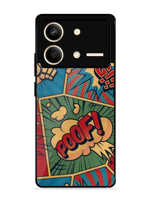 Comic Book Chaos Glossy Soft Edge Case for Poco X6 Neo (5G) Chachhi