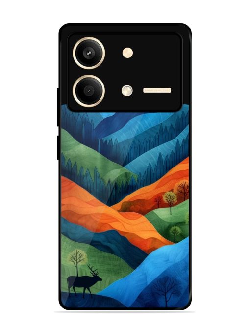 Layers Of The Land Glossy Soft Edge Case for Poco X6 Neo (5G) Chachhi