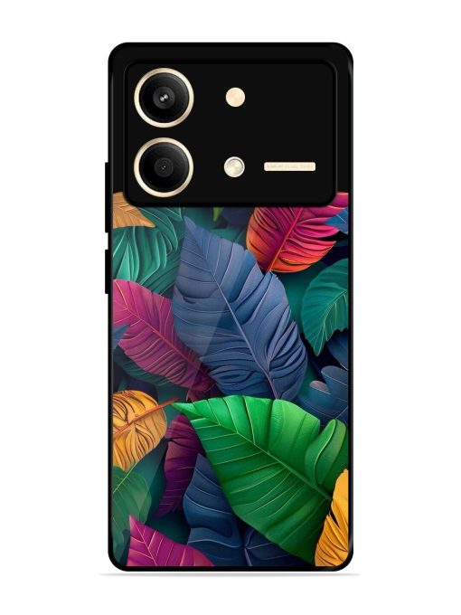 Tropical Tapestry Glossy Soft Edge Case for Poco X6 Neo (5G) Chachhi