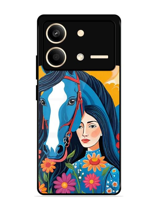 Equine Enchantment Glossy Soft Edge Case for Poco X6 Neo (5G) Chachhi