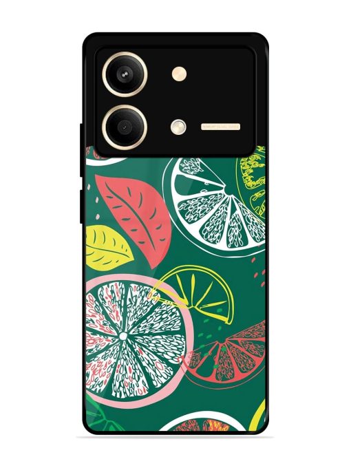 Citrus Symphony Glossy Soft Edge Case for Poco X6 Neo (5G) Chachhi