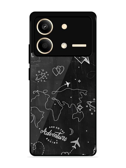 Wanderlust Sketchbook Glossy Soft Edge Case for Poco X6 Neo (5G) Chachhi