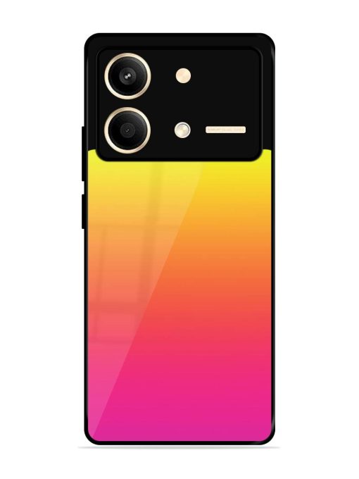 Rainbow Gradient Glossy Soft Edge Case for Poco X6 Neo (5G) Chachhi