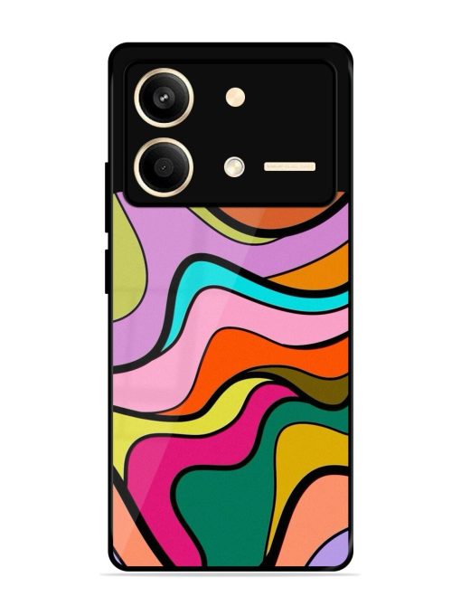 Wavy Wonder Glossy Soft Edge Case for Poco X6 Neo (5G) Chachhi