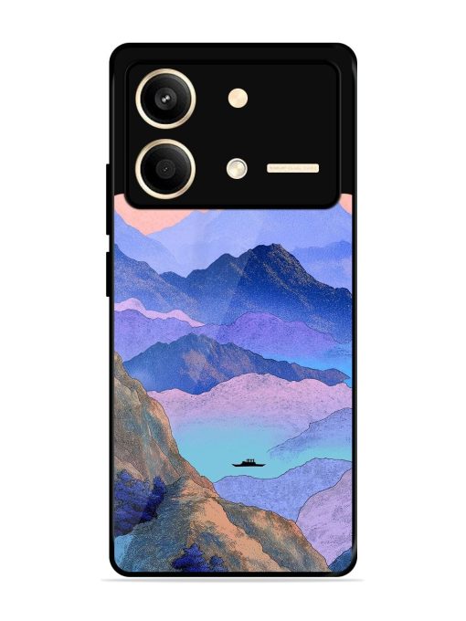 Mountain Mist Glossy Soft Edge Case for Poco X6 Neo (5G) Chachhi