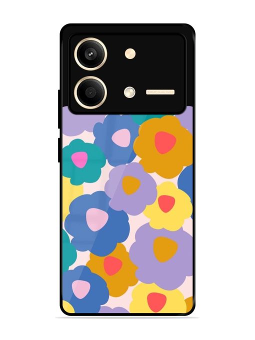 Flower Power Glossy Soft Edge Case for Poco X6 Neo (5G) Chachhi