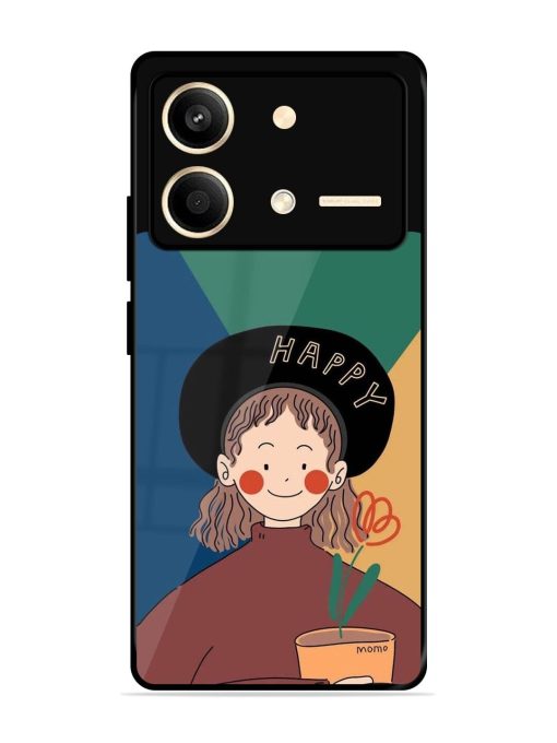 Happy Momo Glossy Soft Edge Case for Poco X6 Neo (5G) Chachhi