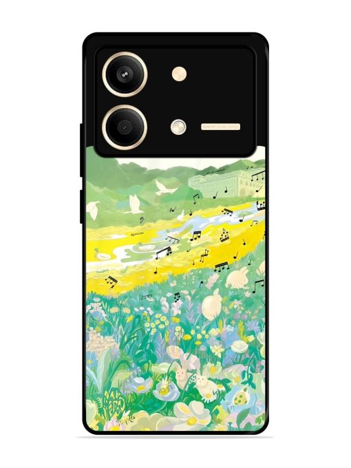 Melody In Bloom Glossy Soft Edge Case for Poco X6 Neo (5G) Chachhi