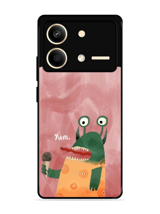 Hungry Monster Glossy Soft Edge Case for Poco X6 Neo (5G) Chachhi