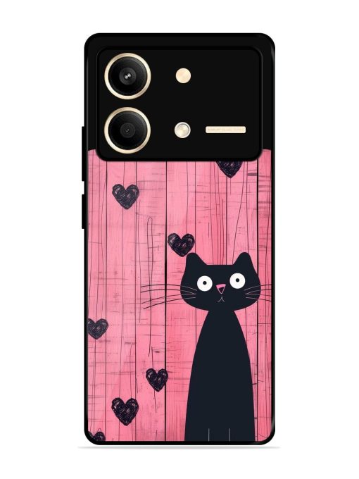 Feline Valentine'S Day Glossy Soft Edge Case for Poco X6 Neo (5G) Chachhi