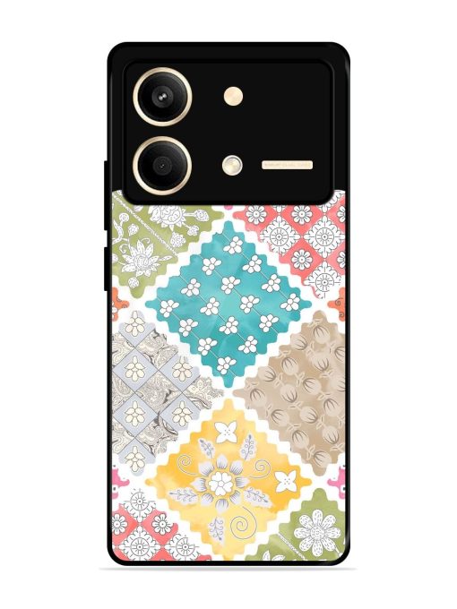 Patchwork Dreamscape Glossy Soft Edge Case for Poco X6 Neo (5G) Chachhi