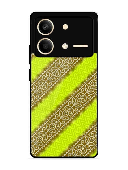 Golden Bandana Bliss Glossy Soft Edge Case for Poco X6 Neo (5G) Chachhi