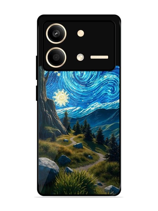 Starry Night In The Shire Glossy Soft Edge Case for Poco X6 Neo (5G)