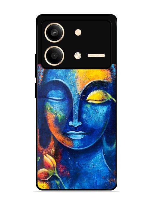 Enlightened Serenity Glossy Soft Edge Case for Poco X6 Neo (5G) Chachhi