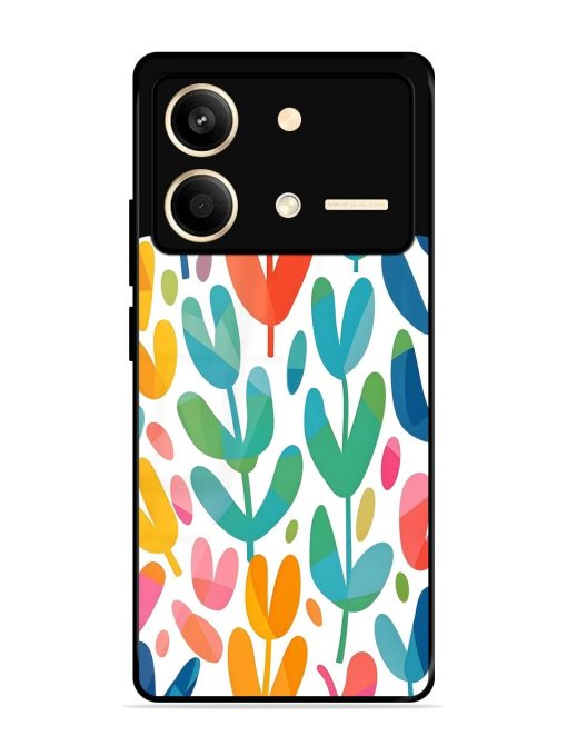 Rainbow Of Blooms Glossy Soft Edge Case for Poco X6 Neo (5G) Chachhi