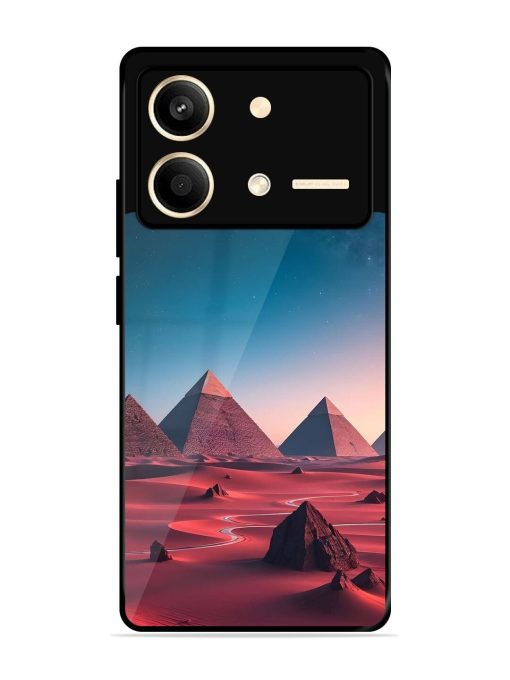 Ancient Wonders Sky Glossy Soft Edge Case for Poco X6 Neo (5G)