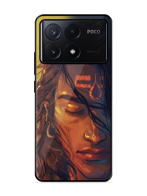 Tranquil Shiva Glossy Soft Edge Case for Poco X6 Pro (5G)