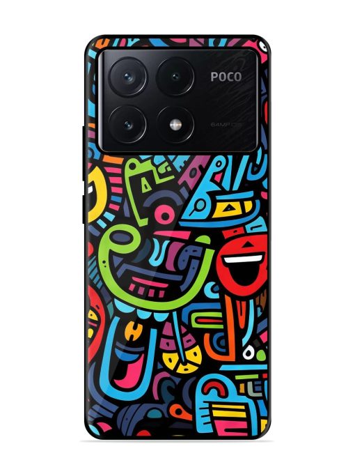 Doodlephoria Glossy Soft Edge Case for Poco X6 Pro (5G)