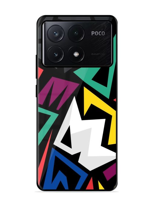 Chaotic Geometry Glossy Soft Edge Case for Poco X6 Pro (5G)