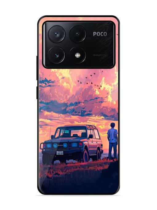 Solitude'S Horizon Glossy Soft Edge Case for Poco X6 Pro (5G)