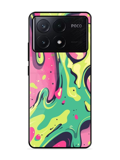 Gooey Grooves Glossy Soft Edge Case for Poco X6 Pro (5G)