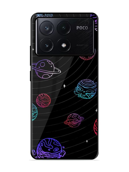 Cosmic Ballet Glossy Soft Edge Case for Poco X6 Pro (5G)