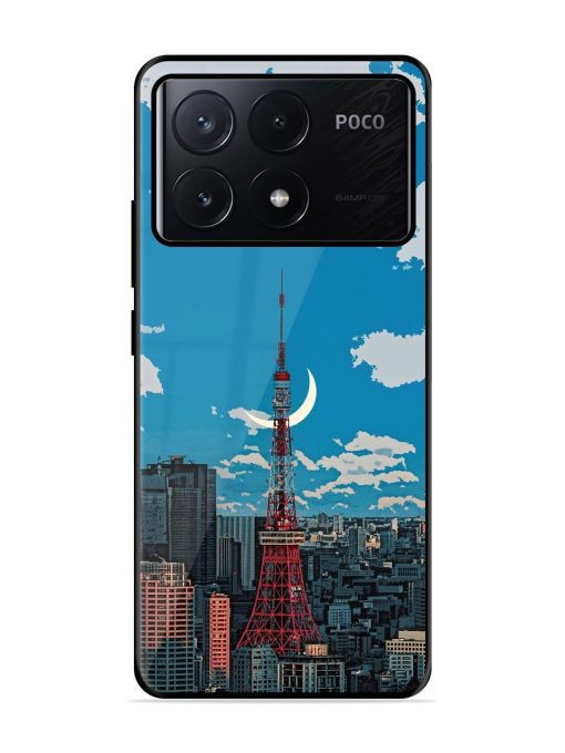 Tokyo Twilight Glossy Soft Edge Case for Poco X6 Pro (5G)