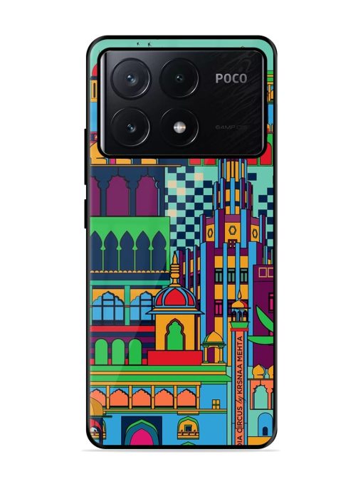 Indian Tapestry Glossy Soft Edge Case for Poco X6 Pro (5G)