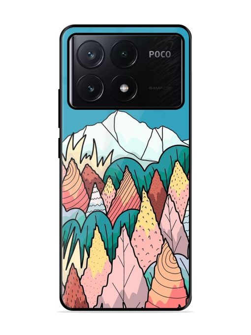 Mountain Dreamscape Glossy Soft Edge Case for Poco X6 Pro (5G)