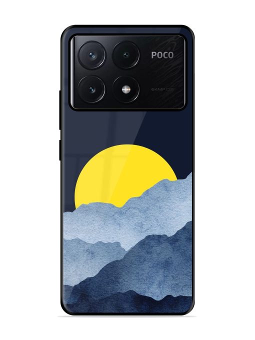 Golden Hour Horizon Glossy Soft Edge Case for Poco X6 Pro (5G)