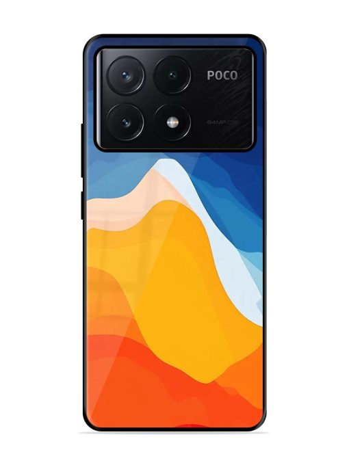 Liquid Landscape Glossy Soft Edge Case for Poco X6 Pro (5G)