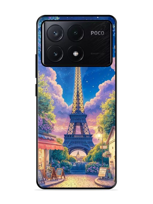 Twilight In Paris Glossy Soft Edge Case for Poco X6 Pro (5G)