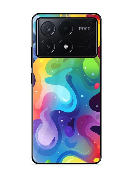 Rainbow River Glossy Soft Edge Case for Poco X6 Pro (5G)