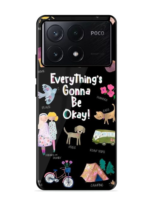 Everything'S Gonna Be Okay Glossy Soft Edge Case for Poco X6 Pro (5G)