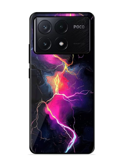 Electric Dreams Glossy Soft Edge Case for Poco X6 Pro (5G)