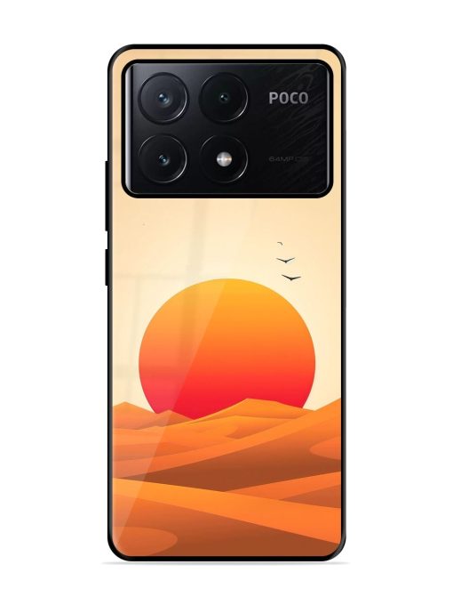 Desert Sunset Glossy Soft Edge Case for Poco X6 Pro (5G)