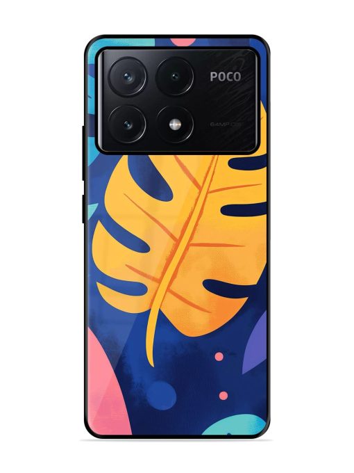 Tropical Tapestry Glossy Soft Edge Case for Poco X6 Pro (5G)