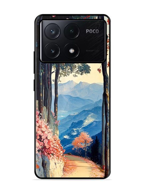 Mountainside Serenity Glossy Soft Edge Case for Poco X6 Pro (5G)