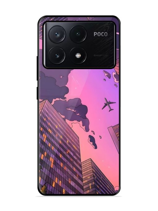 Urban Twilight Glossy Soft Edge Case for Poco X6 Pro (5G)