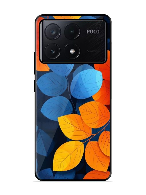 Autumn'S Contrast Glossy Soft Edge Case for Poco X6 Pro (5G)