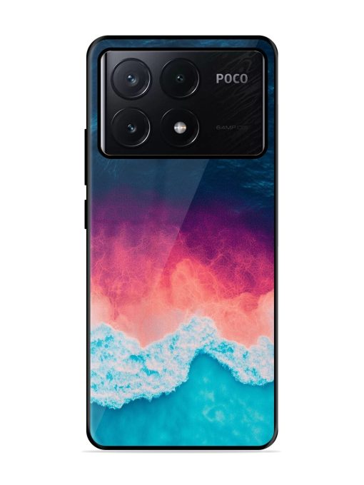 Where The Ocean Meets The Sky Glossy Soft Edge Case for Poco X6 Pro (5G)