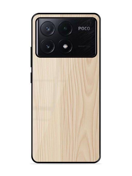 Textured Timber Glossy Soft Edge Case for Poco X6 Pro (5G)