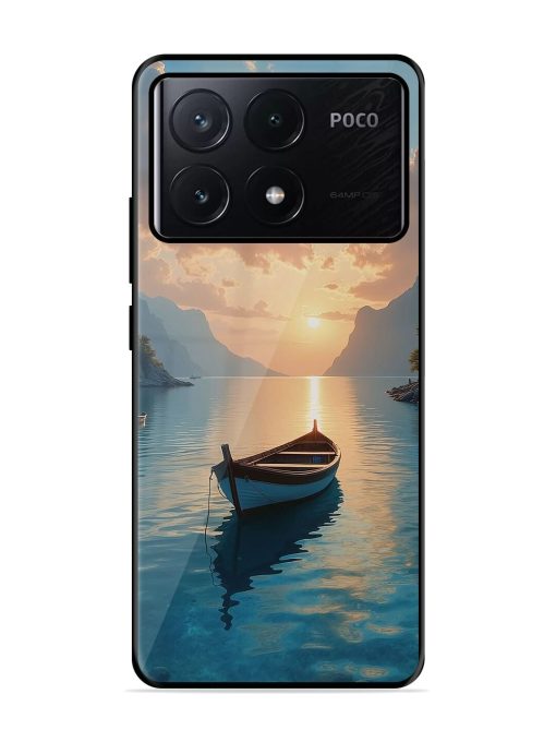 Serene Sunset Glossy Soft Edge Case for Poco X6 Pro (5G)