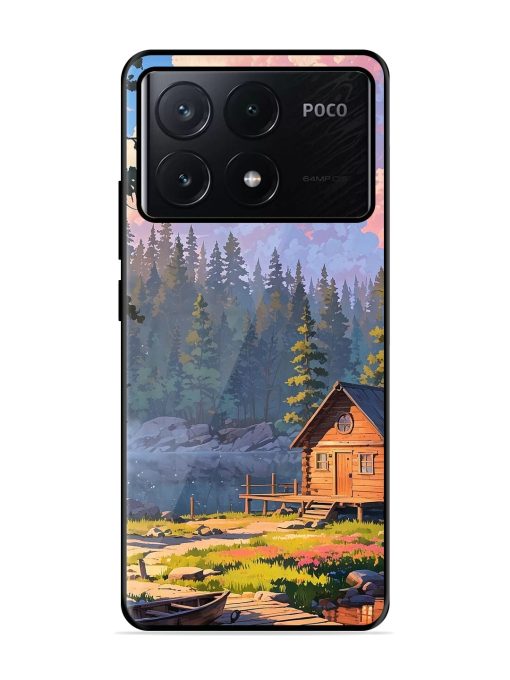 Lakeside Serenity Glossy Soft Edge Case for Poco X6 Pro (5G)