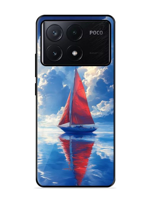 Crimson Sails Glossy Soft Edge Case for Poco X6 Pro (5G)