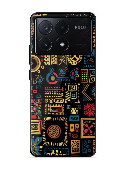 Tribal Tapestry Glossy Soft Edge Case for Poco X6 Pro (5G)