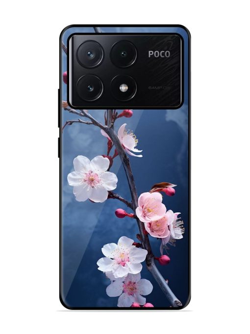 Delicate Blossoms Glossy Soft Edge Case for Poco X6 Pro (5G)