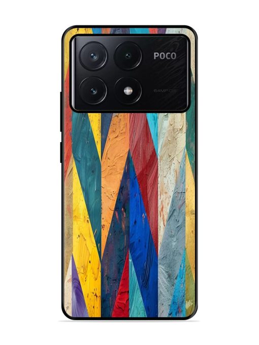 Abstract Tapestry Glossy Soft Edge Case for Poco X6 Pro (5G)