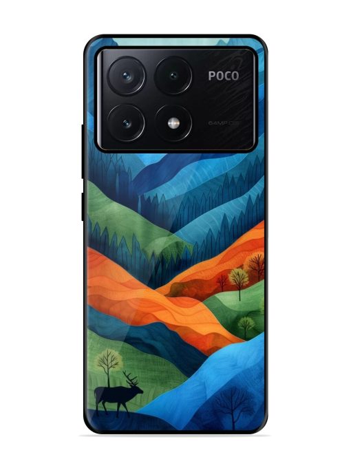 Layers Of The Land Glossy Soft Edge Case for Poco X6 Pro (5G)