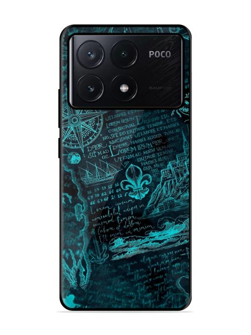 Nautical Notebook Glossy Soft Edge Case for Poco X6 Pro (5G)